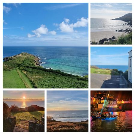 코버렉 Journeys End With Stunning Sea Views From The Headland 빌라 외부 사진
